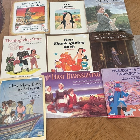 Thanksgiving and History 9 Book Collection Holiday History learning - Picture 1 of 7